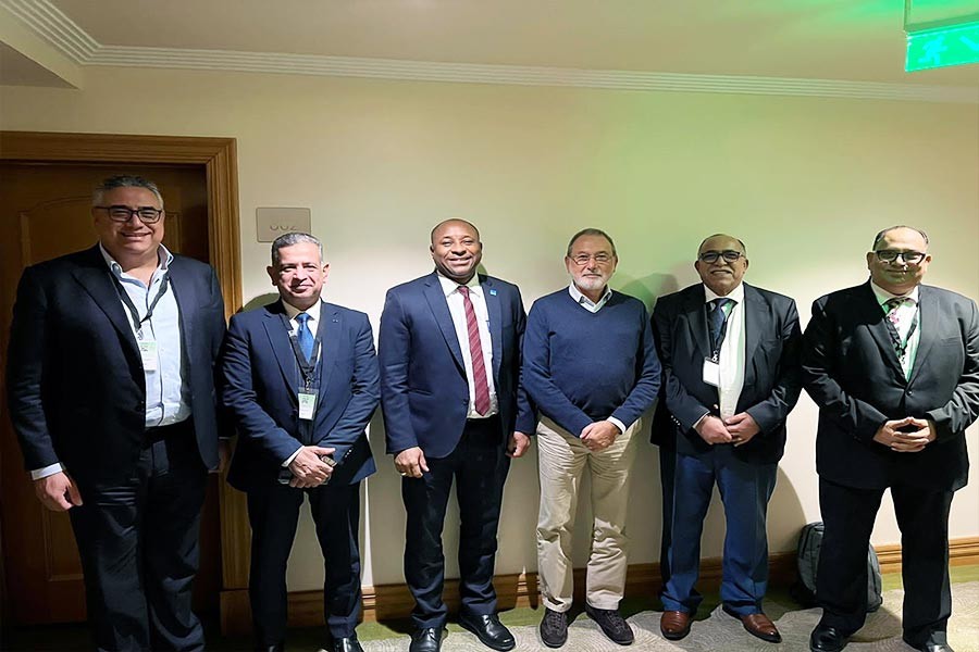 لقاء مع رئيس منظمة الايكات  السيد/ فرانشيسكو لعرض طلب مصر استضافة مؤتمر الايكات العام القادم
