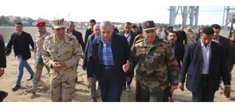 زيارة اللواء/ كامل الوزير و المهندس/ ابراهيم محلب لارض المشروع