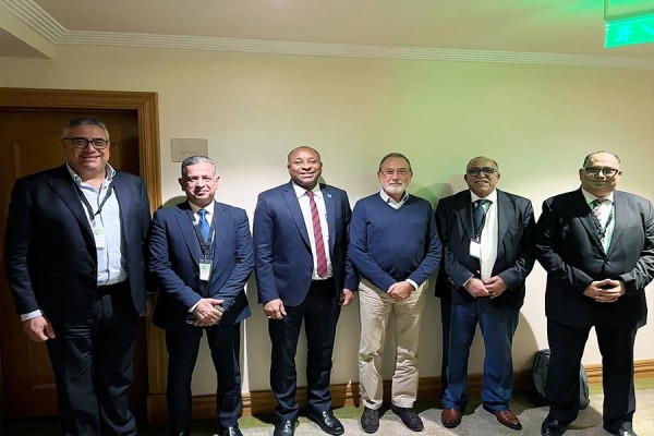 لقاء مع رئيس منظمة الايكات  السيد/ فرانشيسكو لعرض طلب مصر استضافة مؤتمر الايكات العام القادم
